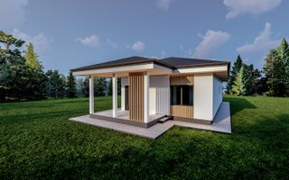 CASA INDIVIDUALA PLAN PARTER - 128 MP - VOROVESTI - Poză 4