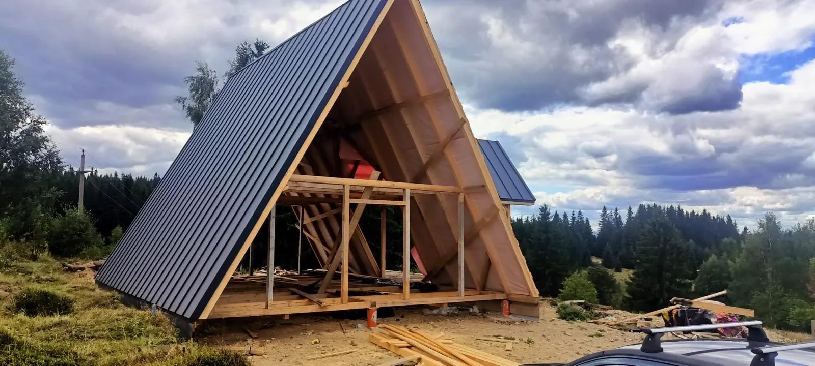 Cabana A-Frame de vânzare | Mărișel – view spectaculos - Poză 14