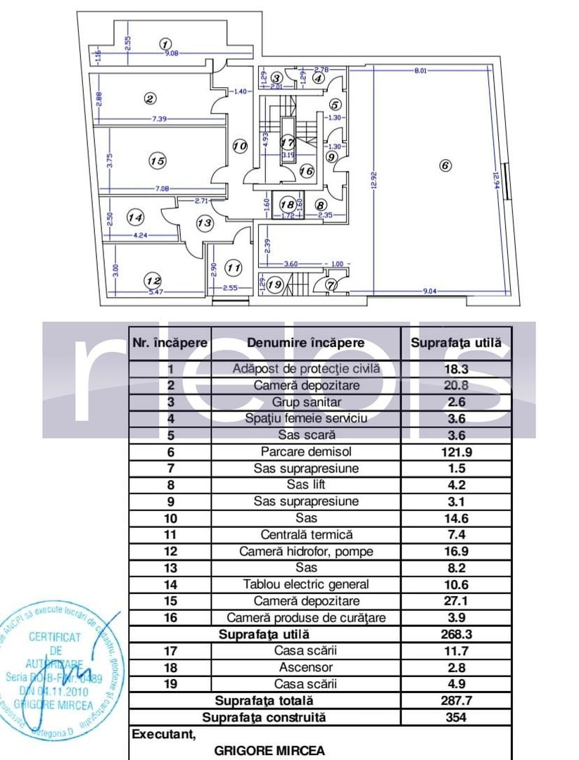 VANZARE -CLADIRE DE BIROURI - ARHITECTURA EXCEPTIONALA - Poză 30