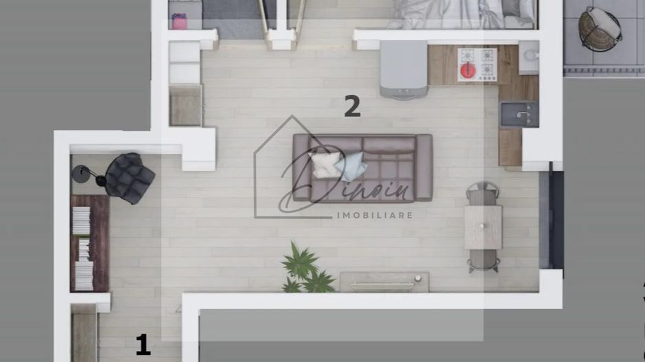 Apartament 2 camere Otopeni I Langa Compex Natatie I COM 0% - Poză 2
