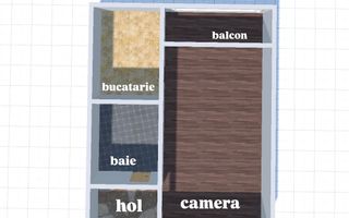 COMISION 0 % | Apartament cu 1 camera-25mp | Freidorf , Timisoara - Schiță 8