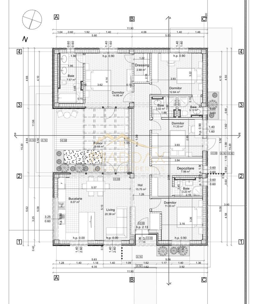 Vila cu 5 camere // * 565 mp gradina* // Tunari - Schiță 64