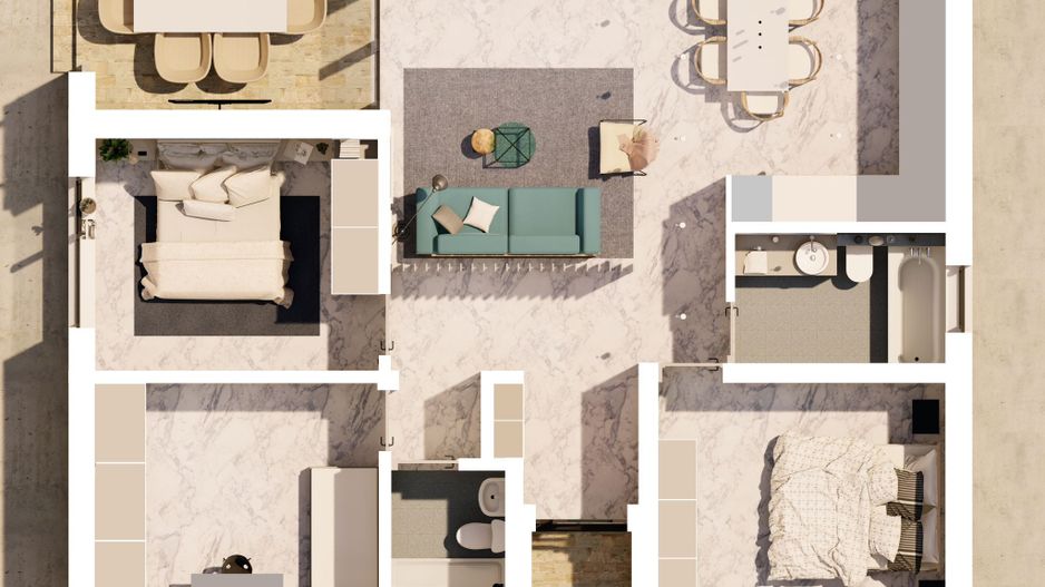 Ag EUROPA vinde casa individuala NOUA cu 3 camere in zona DARA. - Poză 4