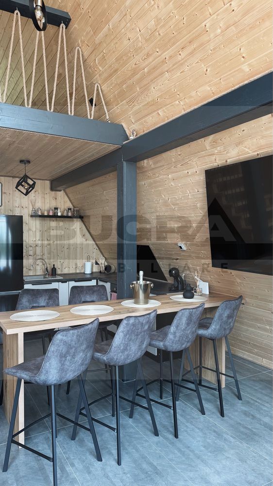 Cabana A Frame superba - zona Buscat - Poză 5