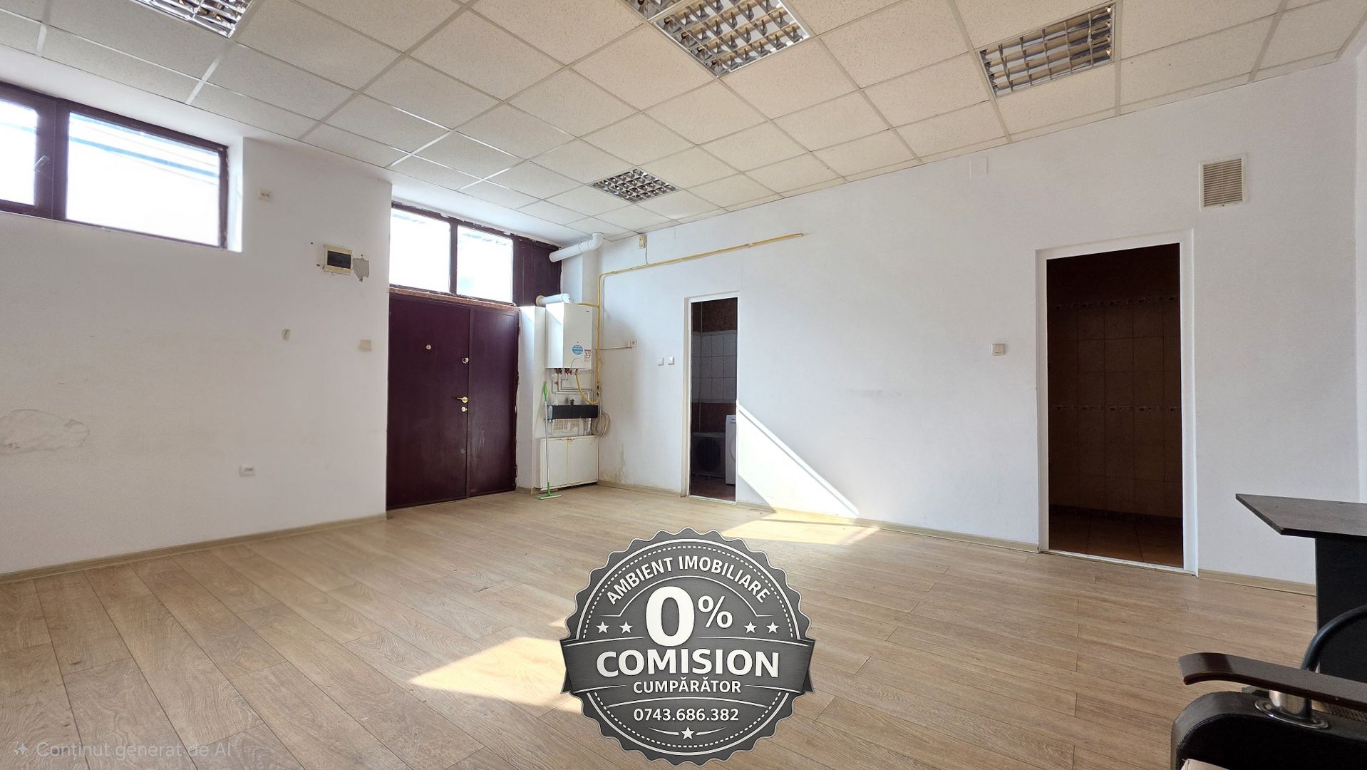 Spațiu comercial – ideal pentru birouri, VASLUI - zona CRUCEA GĂRII; - Poză 1