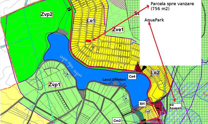 De vânzare teren cu puz Chinteni lac. - Poză 1