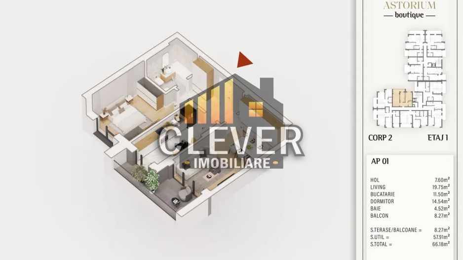 Astorium Boutique 2 camere Pallady, Metrou 8 min | Comision 0% - Poză 11