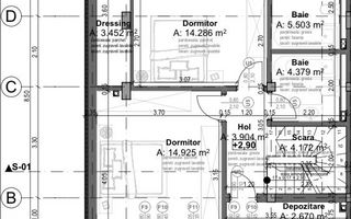 Vilă duplex 4 camere, 125 mp utili, Splaiul Unirii - Schiță 6