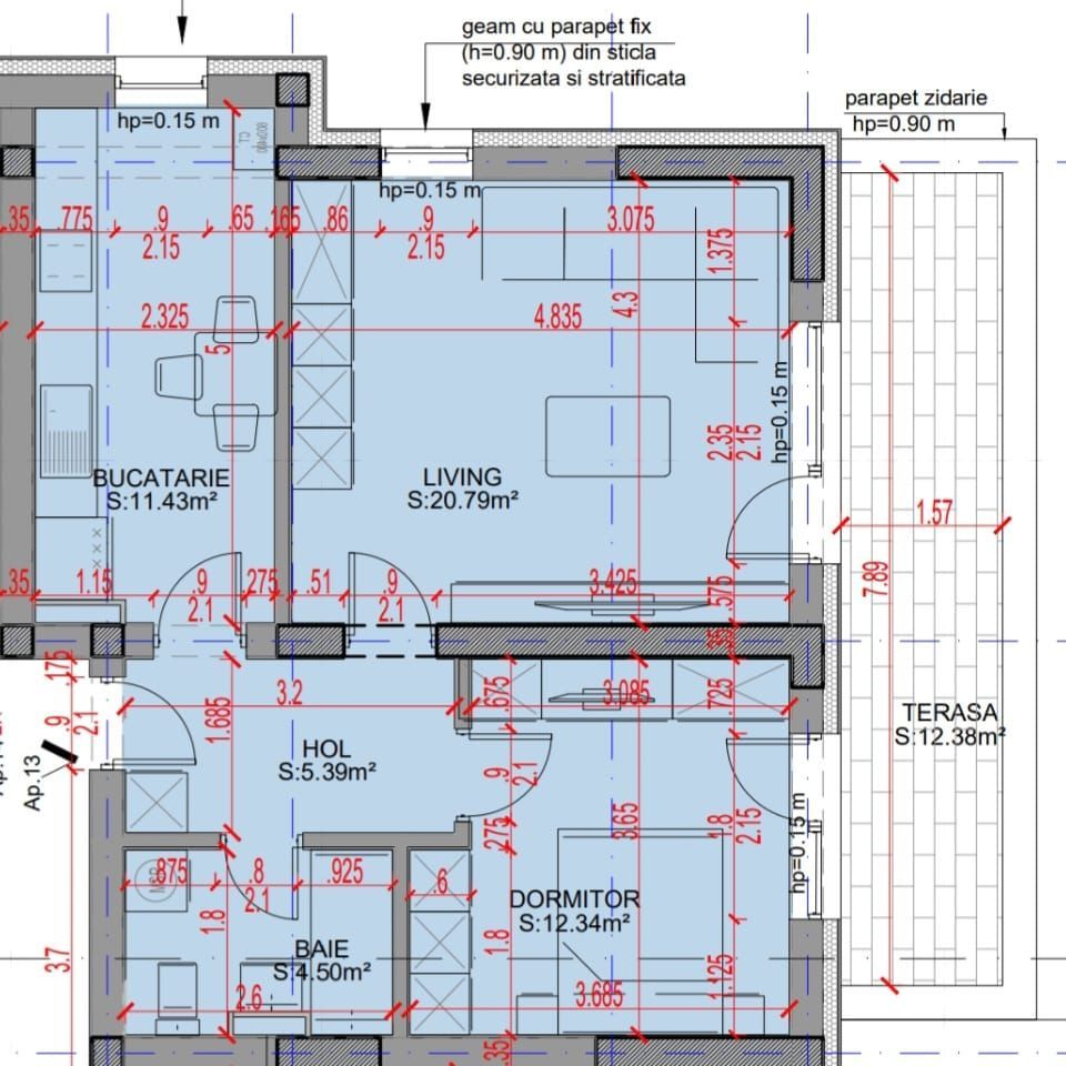 AP. 2CAM. DECOMANDAT+LOC DE PARCARE INCLUS / BLOC P+5. PALLADY! - Poză 1