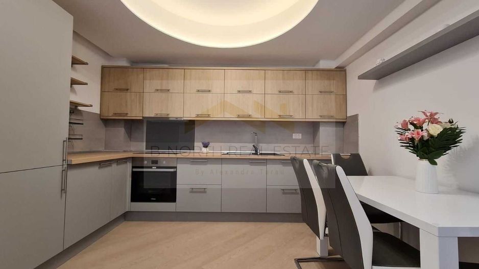 Apartament de închiriat 3 camere Cortina North Pipera | 78 mp | Etaj 1 | Terasă - Poză 3