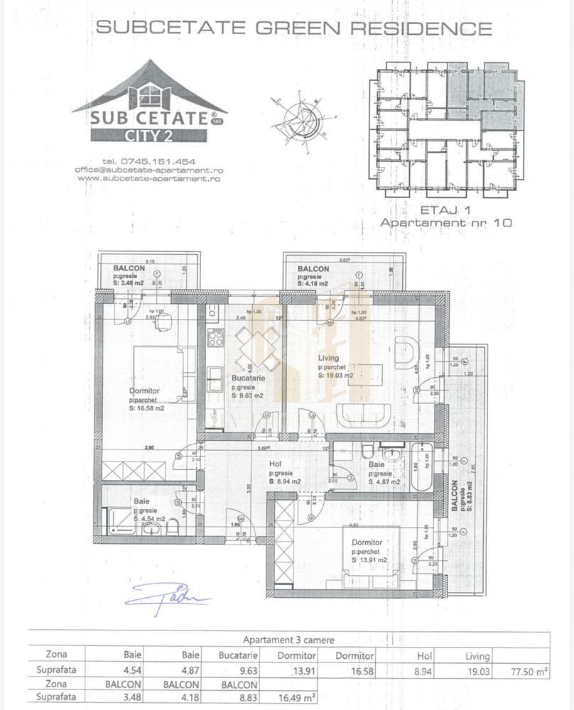 Apartament 3camere Subcetate City Sanpetru Brasov - Poză 2