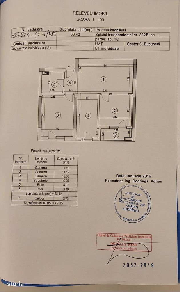 Apartament 3 camere de vanzare zona Grozavesti - Poză 2