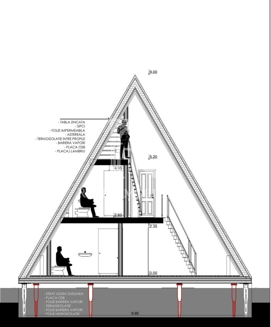 A-FRAME GRAND – STRUCTURĂ METALICĂ PREMIUM | 5 CAMERE - Poză 5