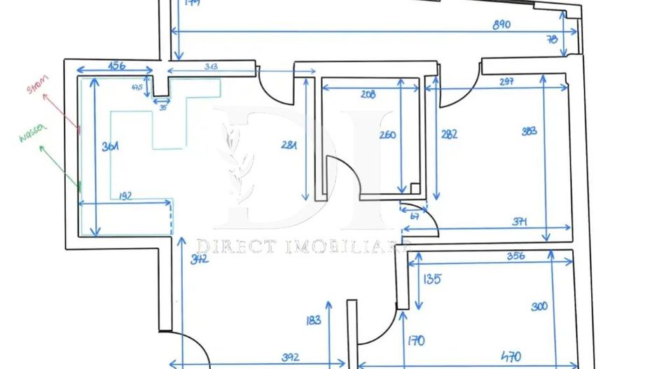 Apartament 3 camere | Curte 120mp | Zona Parcul Poligon - Poză 19