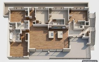 Apartament 3 camere Pipera ultrafinisat - Poză 9