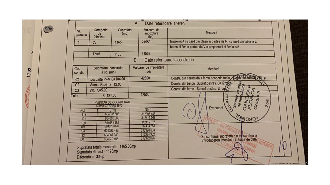 vila indiv+1198mp teren/pe DN4(sosBucuresti) in Frumusani/jud.Calarasi - Poză 37