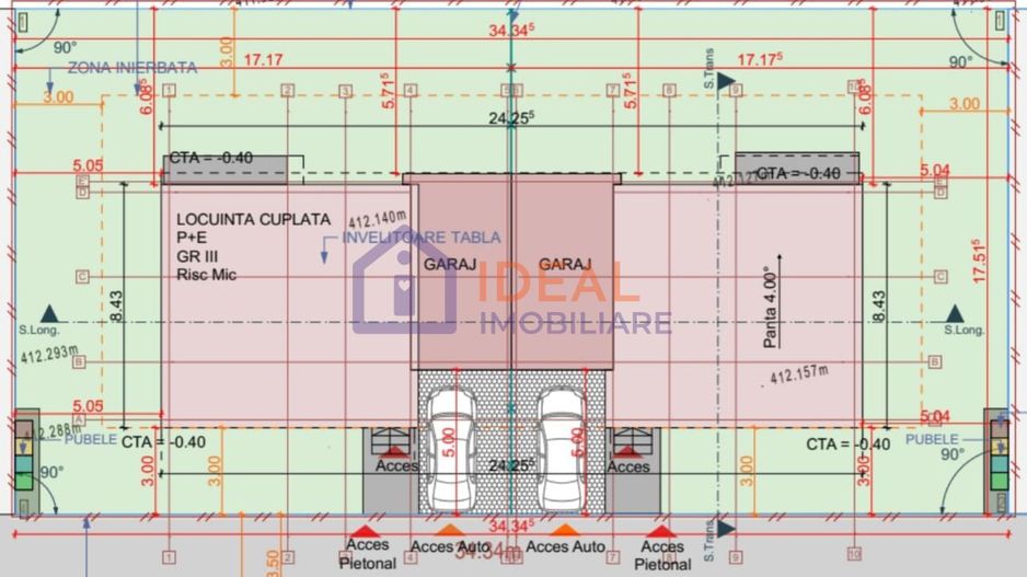 Casa Moderna cu 4 camere si garaj, in zona Trifoiului - Schiță 9