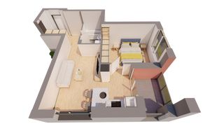 Apartament 2 camere, etaj 2, bloc R39, Ared City Arad - Poză 3