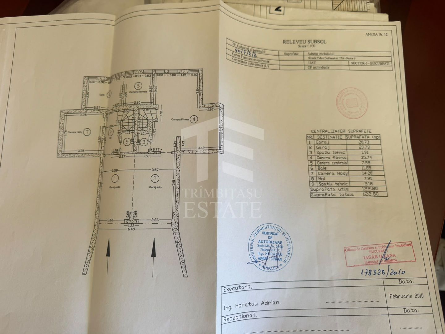 Vila 2 corpuri sector 6 -Valea Doftanei 650mp  teren 800mp - Schiță 14