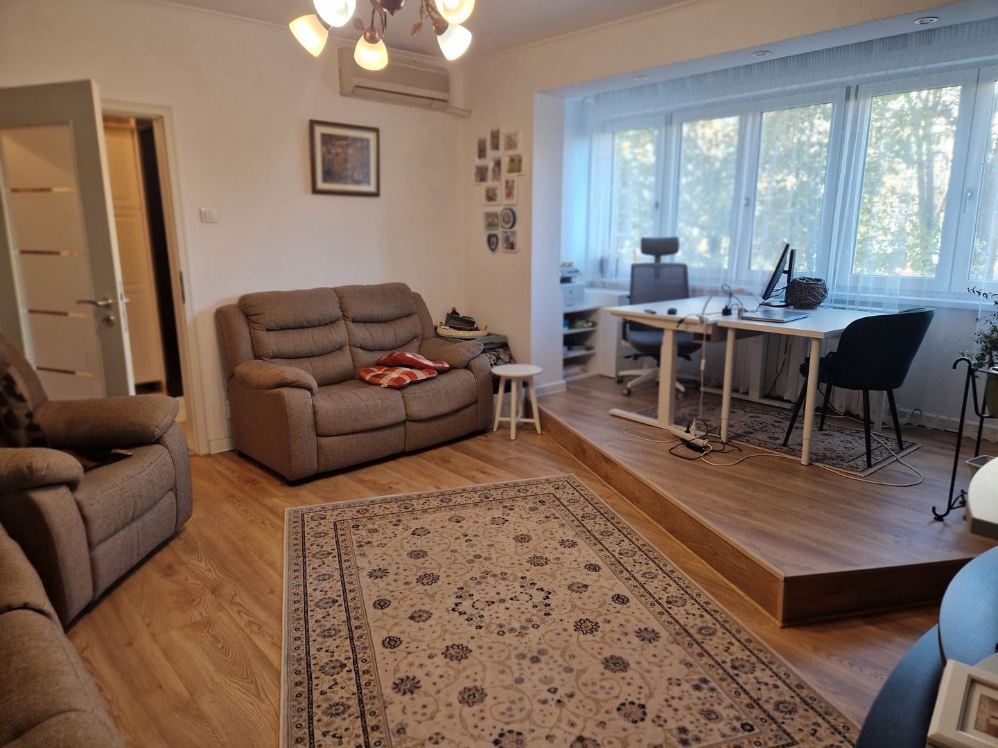 AP. 3 CAMERE DRUMUL TABEREI, PARCARE, RENOVAT, METROU, COMISION 0% - Poză 2