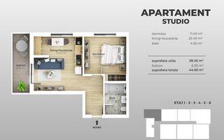 Apartament modern, 2 camere, bloc finalizat, zona Grand Arena Mall - Poză 7