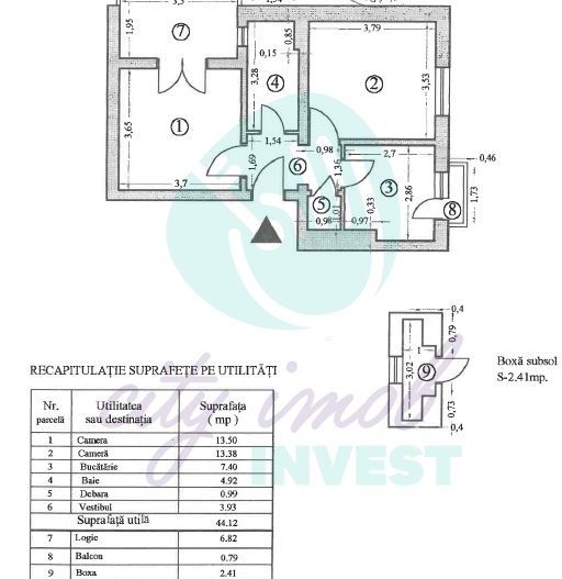 2 camere Gara de Nord-Parcul Duca-Bloc anvelopat - Poză 1