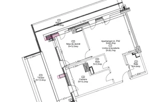 0% comision apartament cu 3 camere de vânzare Wings Cluj - Schiță 12