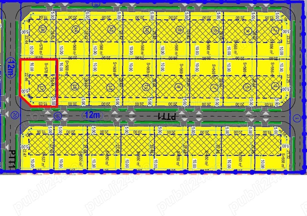 COMISION 0%, Teren 587 MP, 2 Fronuri, Utilitati, Regim P+1E, SACALAZ - Poză 4