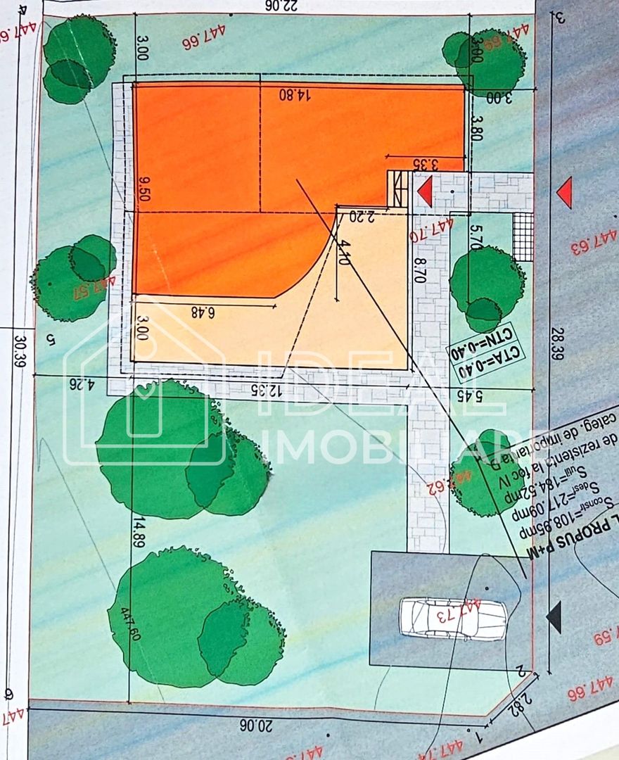 Casa Individuala Moderna cu 5 camere si 668 mpu curte, in Cristian - Schiță 5