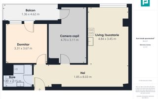 Apartament cu 3 camere pe Malul Mureșului - Poză 13