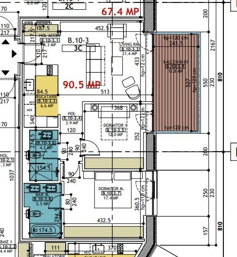 Apartament modern cu 3 Camere One Verdi Park I View spectaculos - Poză 22