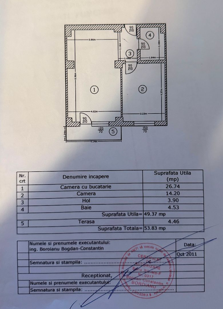 Apartament 2 camere | 49mp utili | Lidl Rezervelor - Poză 2
