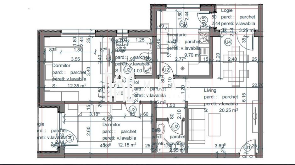Apartament 3 camere | 2 Băi | 2 Balcoane | Încălzire în pardoseală | Șelimbăr - Poză 15