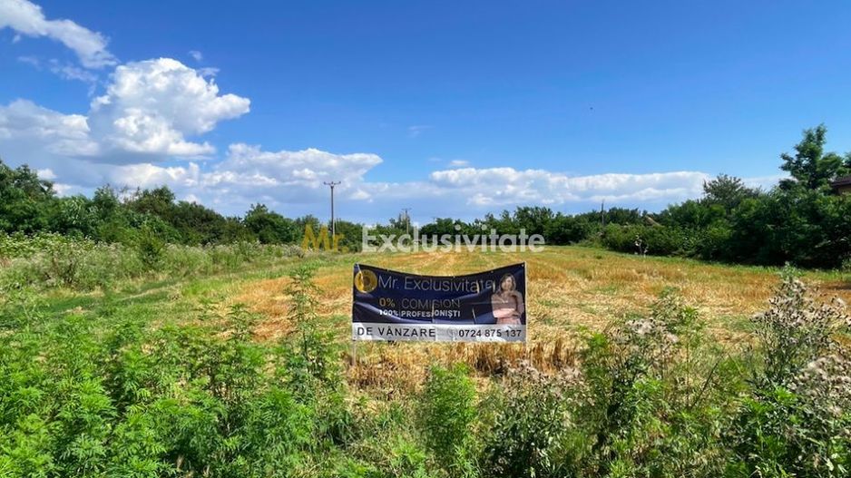 Teren Ogrezeni, stradal, cu utilitati - Poză 1