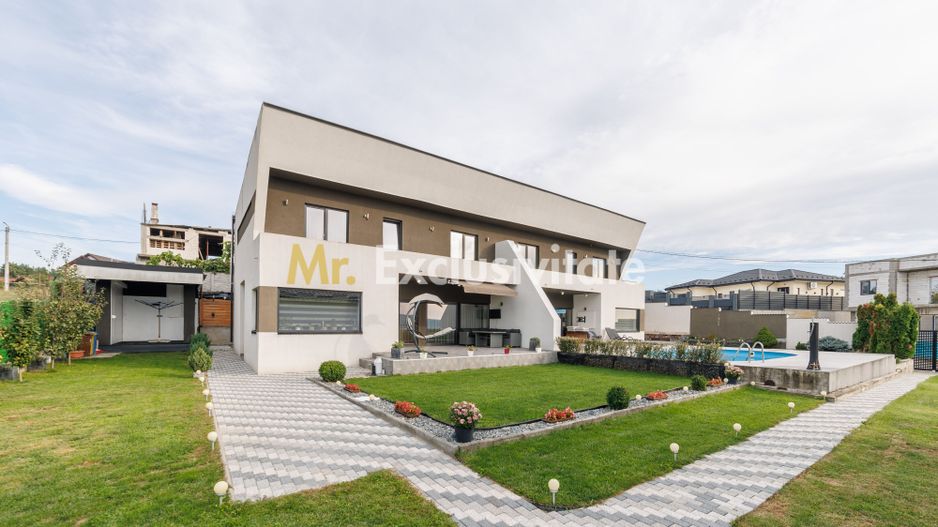 Casa moderna, constructie solida -view panoramic -Mioveni-Arges! - Poză 21