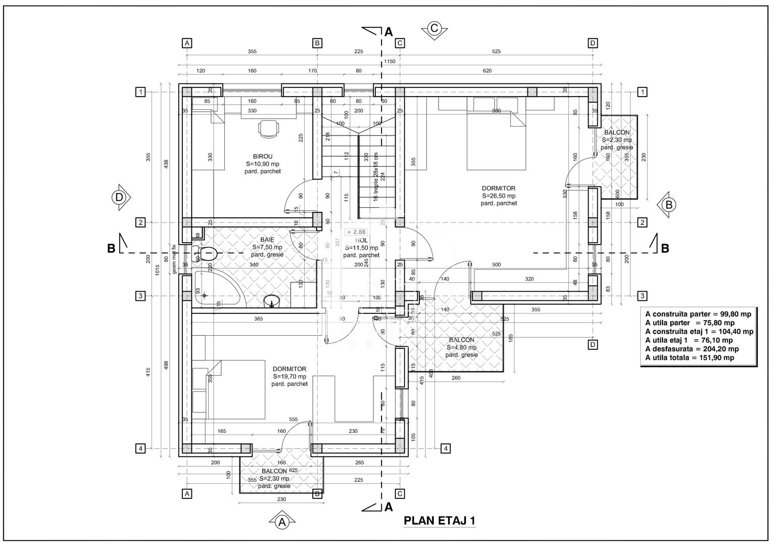 Vila P+1E, cu 5 camere, Paulesti - Poză 26