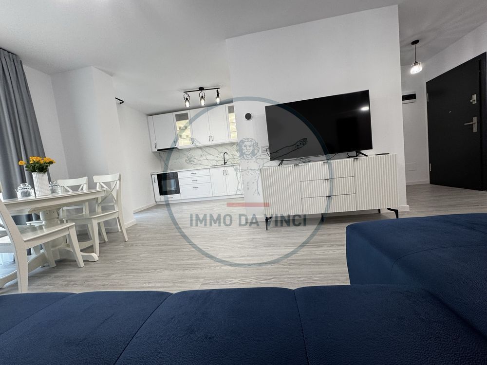 Prima inchiriere, mobilat utilat modern, 2 camere, terasa 12 m2, AC - Poză 1