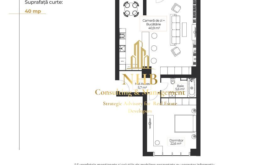Apartament de 2 camere + curte proprie, 2022 - Zona Floreasca - Poză 14