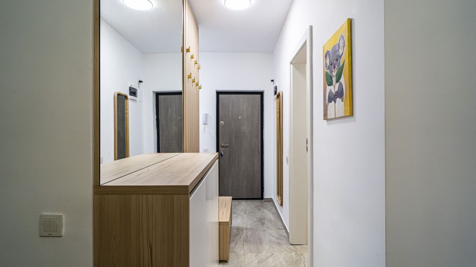 Plaza Mall-Lujerului, 2 camere, 60 mp, etaj 2,mobilat, parcare subsol, boxa - Poză 14