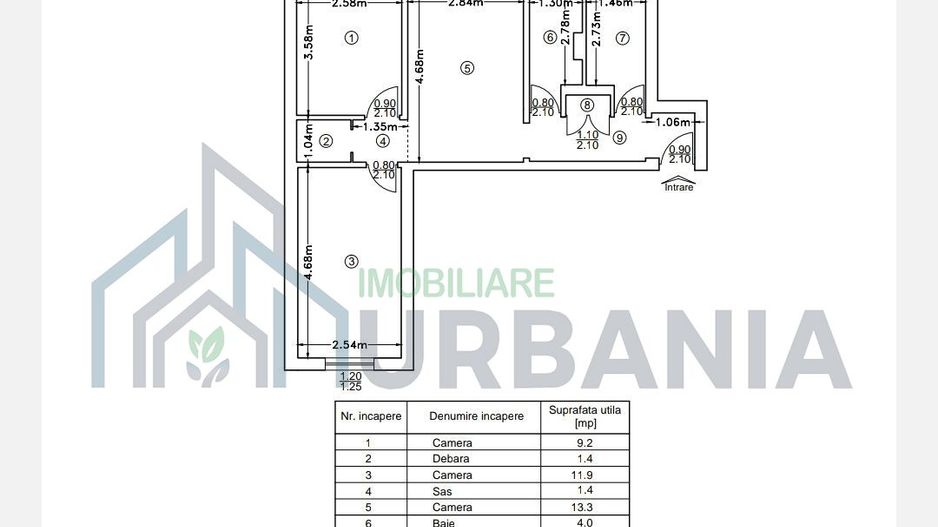 Apart. 3 camere,Iași, de vânzare - Poză 1
