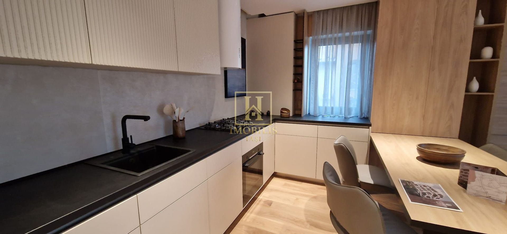 Apartament NOU 2 camere open space 43 mp Bucium 66500 euro - Poză 1
