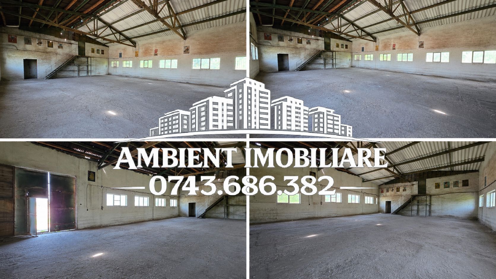 HALĂ DEPOZITARE sau ATELIER, teren 310 mp, VASLUI - zona Industrială; - Poză 2