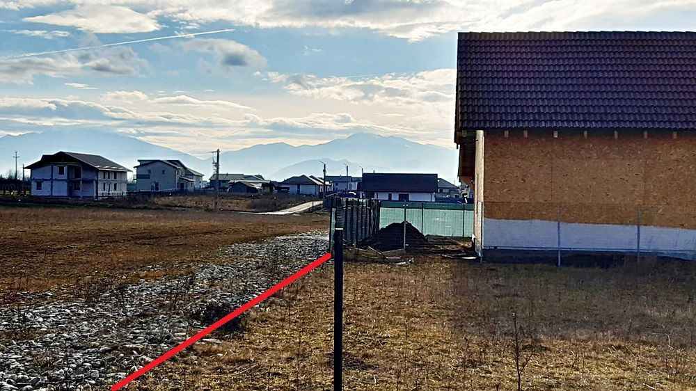 Teren intravilan 664mp Sanpetru spre Bod, 18500 euro - Poză 2