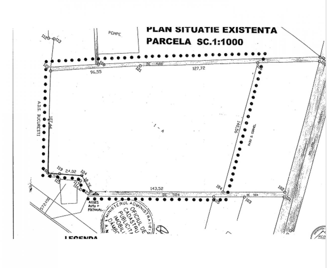 Teren Crevedia | Industrial | Construibil | Hala - Schiță 2