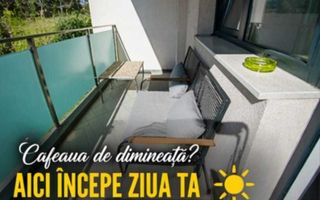 Apartament 2 camere, Bellevue Residence Copou, Iasi - 57 mp, mobilat, 2 balcoane - Poză 5