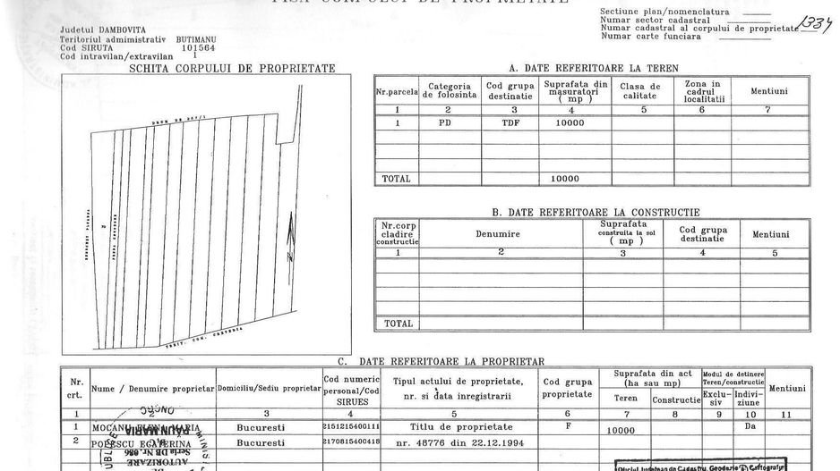 Teren extravilan 10.000 mp - Lucianca - Butimanu - Poză 3