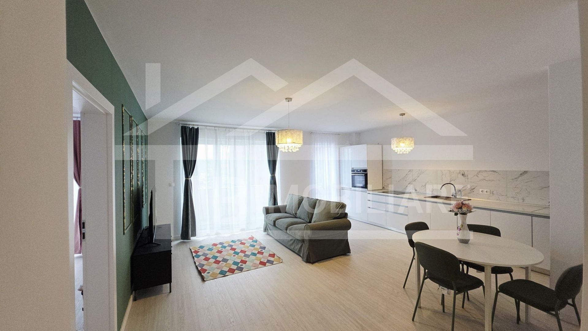 Apartament de 2 camere, 56mp, parcare, Zona Maurer Residence - Poză 1