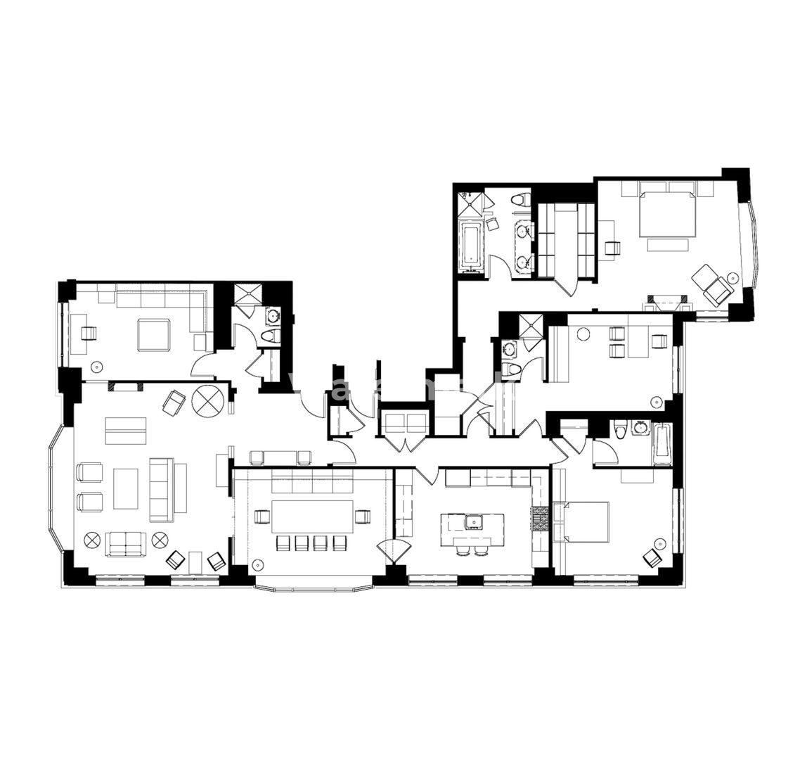 Apartament de lux in zona centra a Bucurestiului - Schiță 5