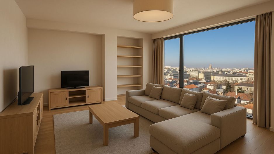 PENTHOUSE PANORAMIC – Etaj 9 | 4 Dormitoare | 5 Băi | Living 103 mp - Poză 1