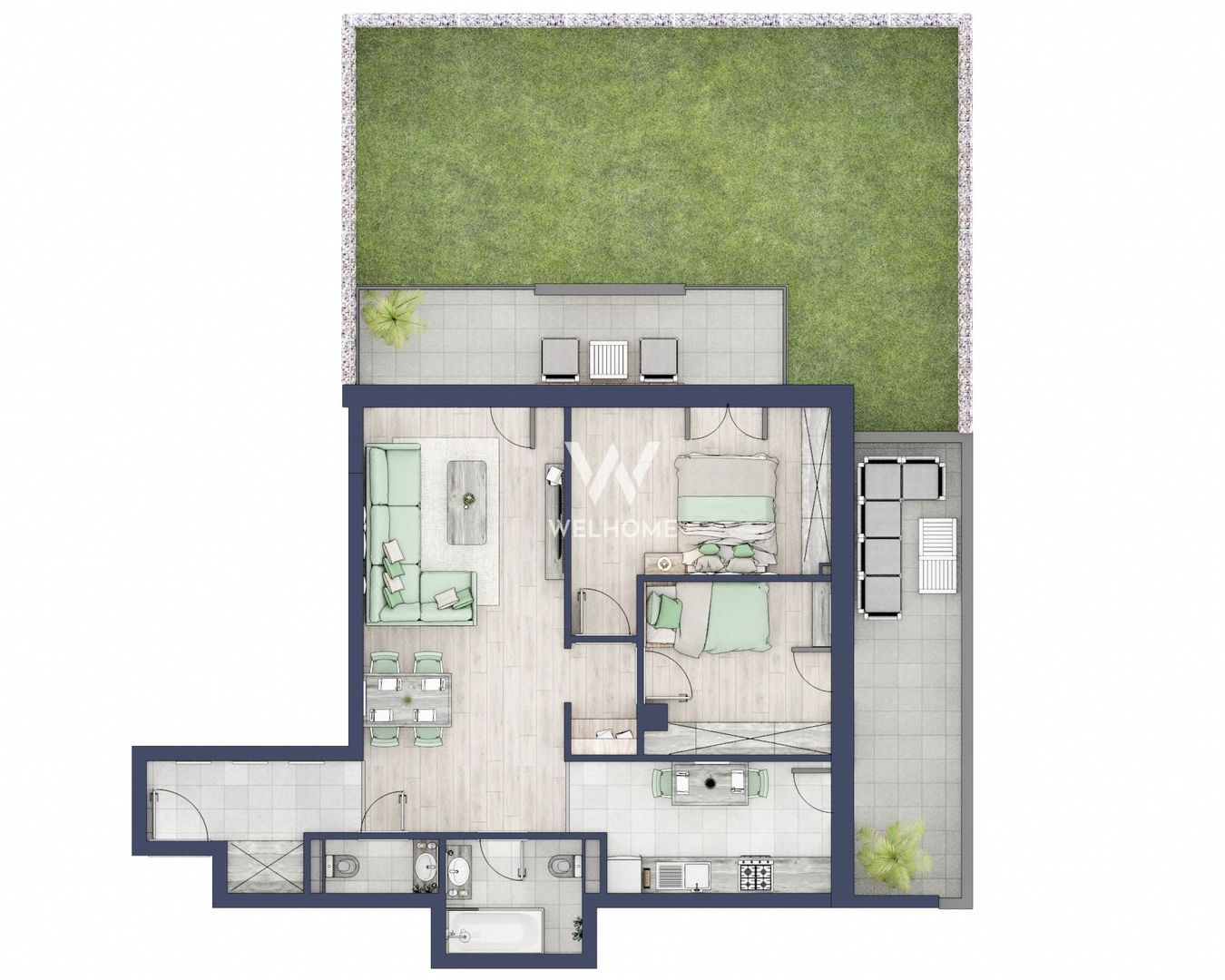 Apartament 3 camere si terasa  - Turnisor, Sibiu - Schiță 13